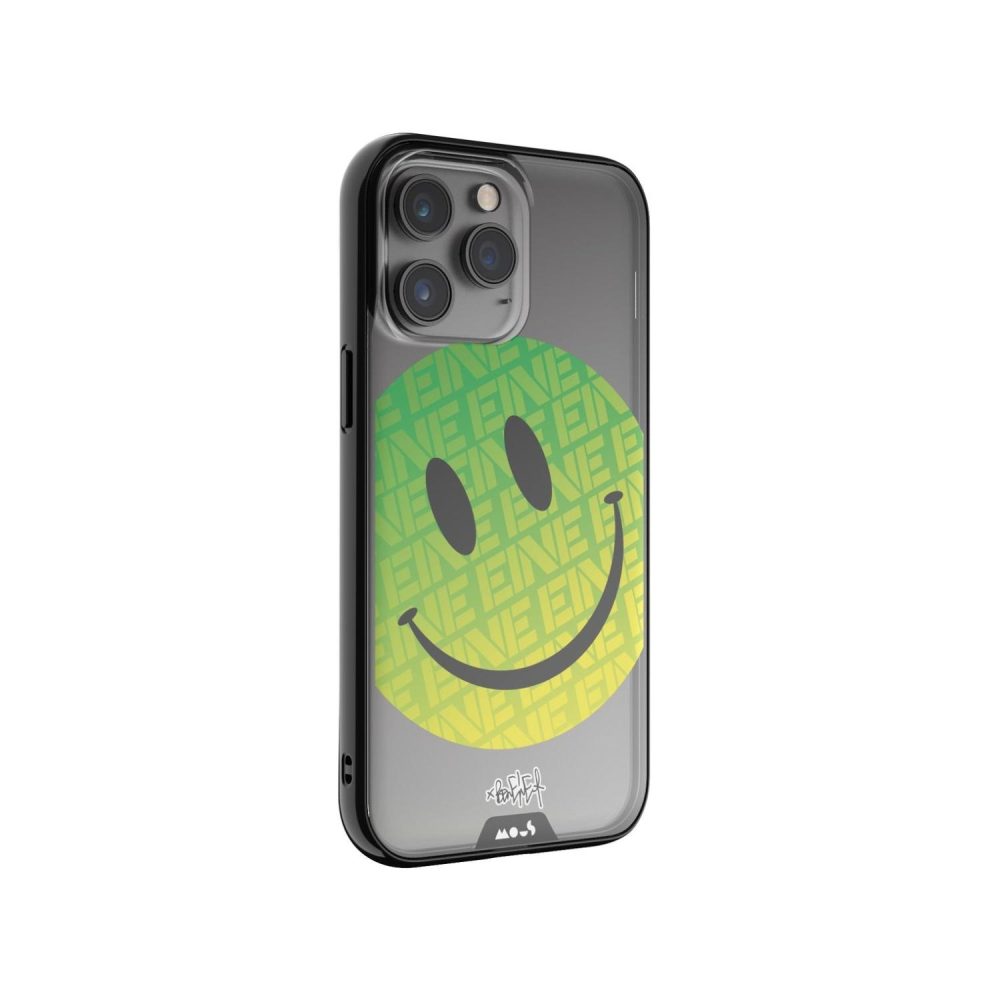 Clarity 2.0-Ben Eine Green Smiley MagSafe® Compatible Phone Case |  iPhone 15 Pro Max iPhone 15 Pro Max iPhone 15 Pro Max