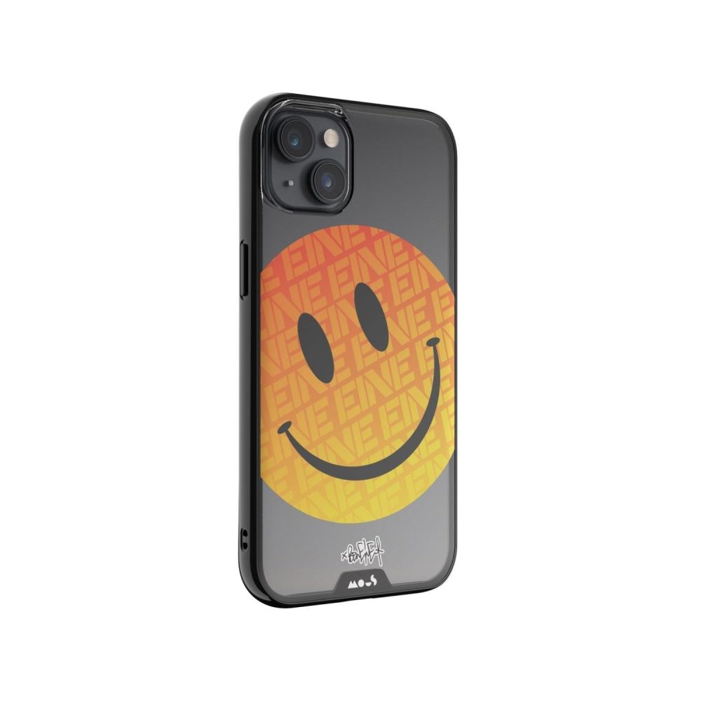 Clarity 2.0-Ben Eine Orange Smiley MagSafe® Compatible Phone Case |  iPhone 15 iPhone 15 iPhone 15