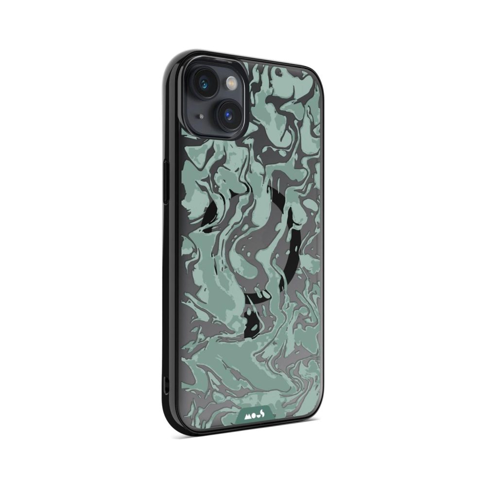 Clarity 2.0-Marbled Sage Green MagSafe® Compatible Phone Case |  iPhone 14 iPhone 14 iPhone 14