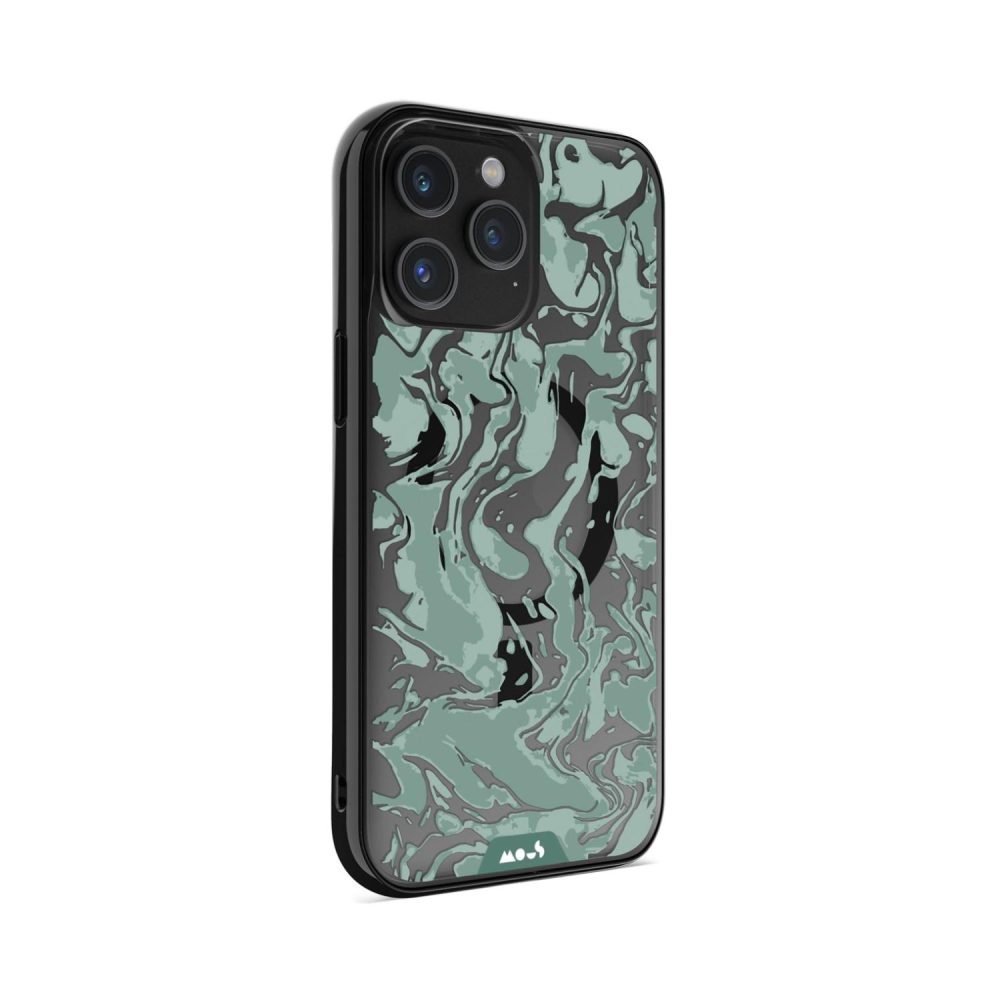 Clarity 2.0-Marbled Sage Green MagSafe® Compatible Phone Case |  iPhone 14 Pro iPhone 14 Pro iPhone 14 Pro