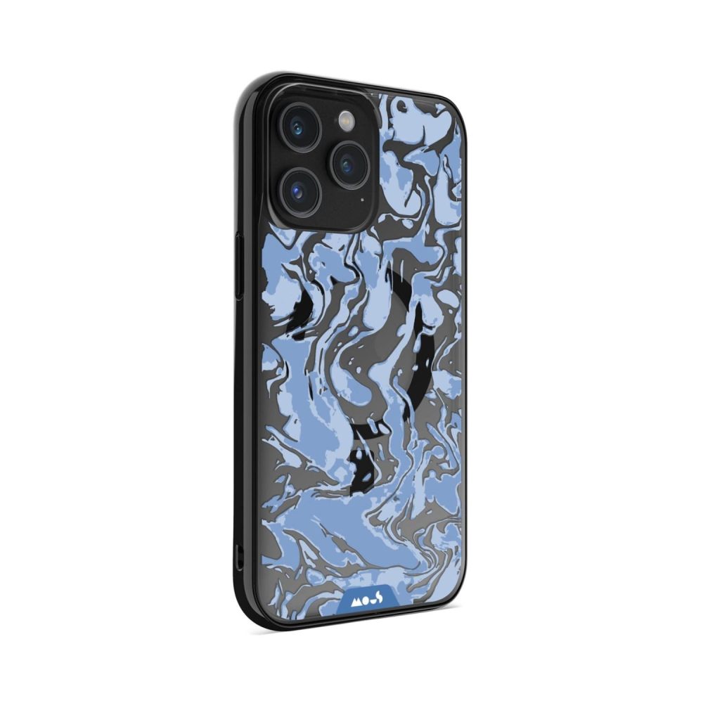 Clarity 2.0-Marbled Sky Blue MagSafe® Compatible Phone Case |  iPhone 14 Pro Max iPhone 14 Pro Max iPhone 14 Pro Max