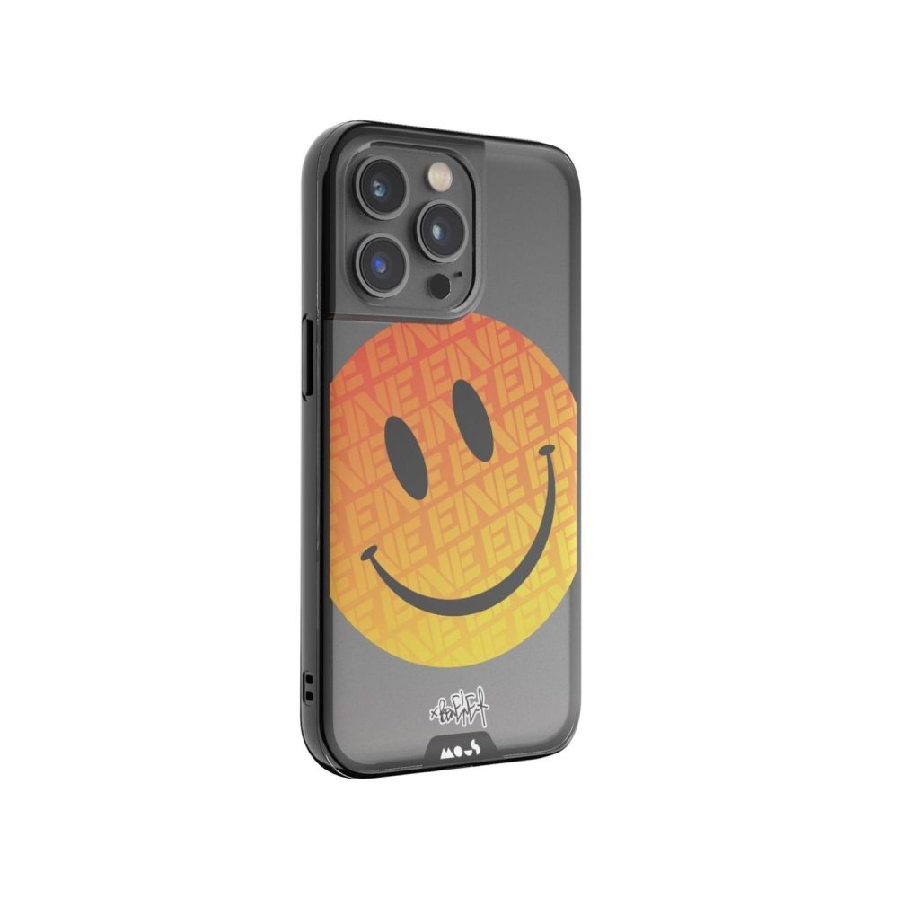 Clarity-Ben Eine Orange Smiley Printed Phone Case Clarity |  iPhone 14 Pro iPhone 14 Pro Clarity