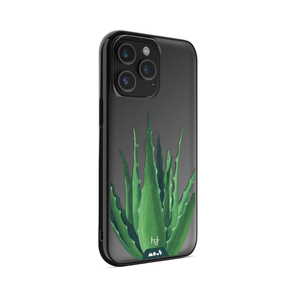 Clarity-Henry Fraser Spiky Plant Printed Phone Case Clarity |  iPhone 15 Pro iPhone 15 Pro Clarity