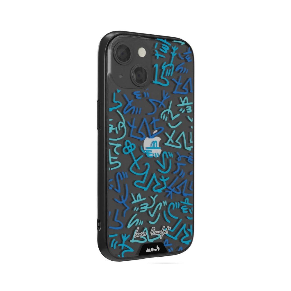 Clarity-Lucas Beaufort Blue Printed Phone Case Clarity |  iPhone 13 iPhone 13 Clarity