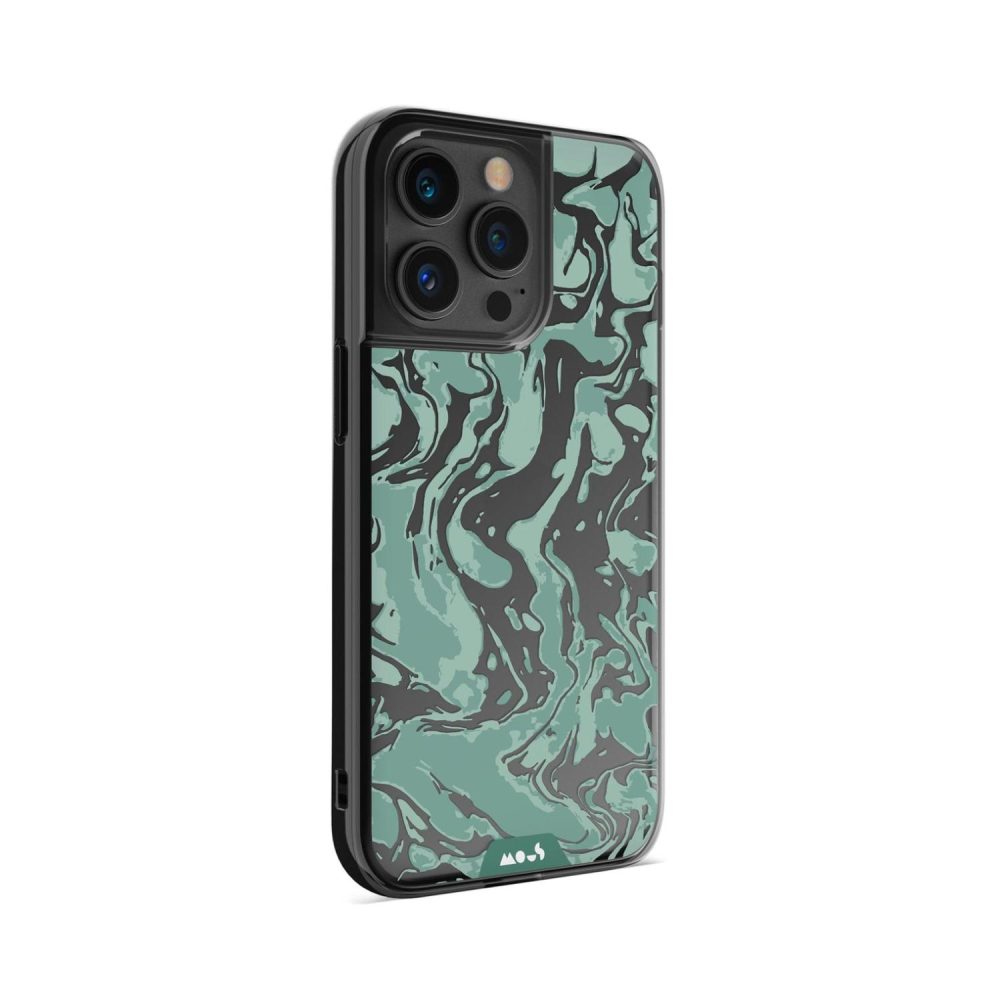 Clarity-Marbled Sage Green Printed Phone Case Clarity |  iPhone 13 Pro Max iPhone 13 Pro Max Clarity